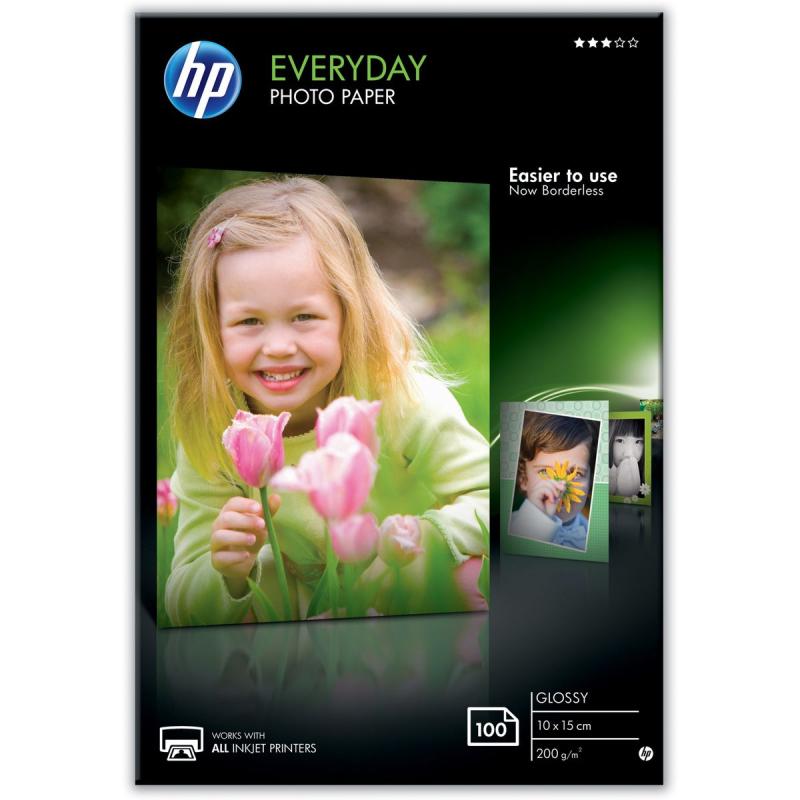HP CR757A Everyday Glossy Photo 200G/M2 100x150mm 100 Sheets
