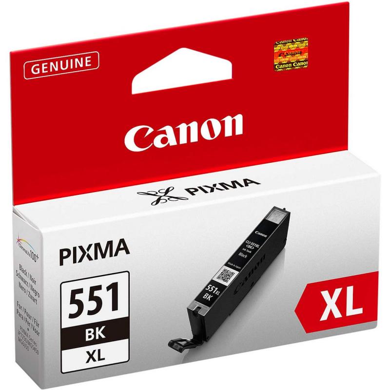 Canon CLI-551XLBK Ink Cartridge Black High Capacity 11ml 4.4