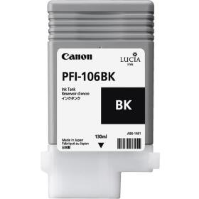 Canon PFI-106BK Ink Cartridge Black Standard Capacity 130 ml