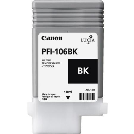 Canon PFI-106BK Ink Cartridge Black Standard Capacity 130 ml