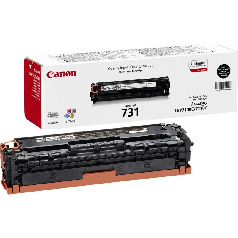 Canon 731-BK Toner Cartridge Black Standard Capacity 1.400 PA