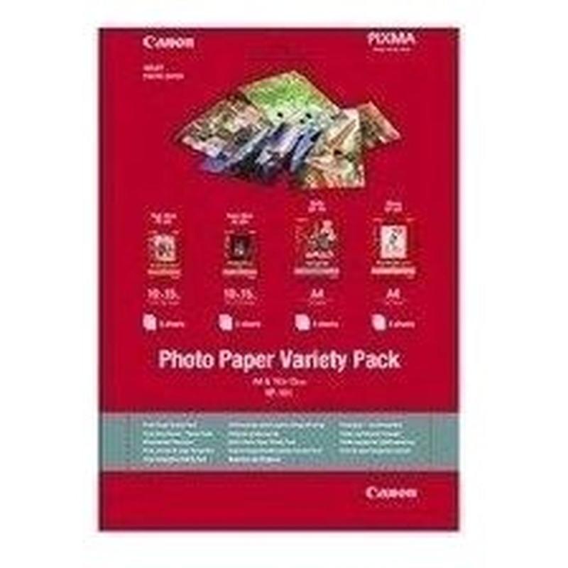 Canon VP-101 Photo Paper Variety Pack A4 &amp;amp; 10 X15cm