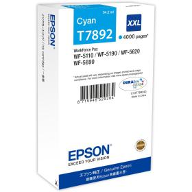 Epson T7892 Ink Cartridge Cyan Extra High Capacity 4.000 PA