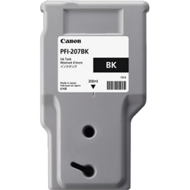 Canon PFI-207BK Ink Cartridge Black Standard Capacity 300ml