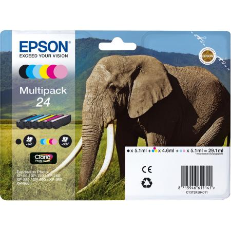 Epson 24 Claria Photo HD BK 5 Colour T24284011