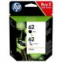HP 62 Combo 2-pack N9J71AE#301