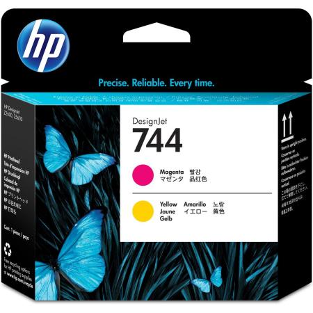 HP 744 Print Head Magenta &amp;amp; Yellow F9J87A