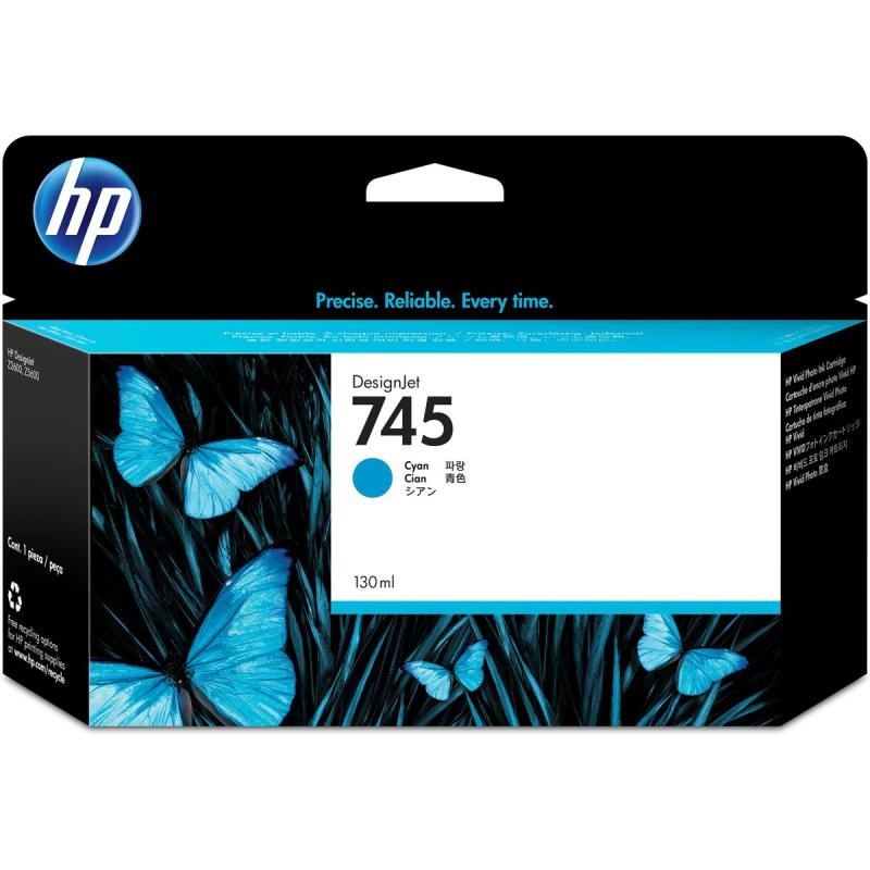 HP 745 Cyan 130 ml F9J97A