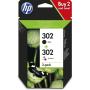 HP 302 Combo 2-pack X4D37AE#301