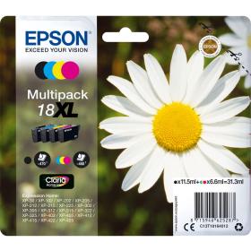 Epson 18XL Black + 3-COLOUR High Cap EX Alarm