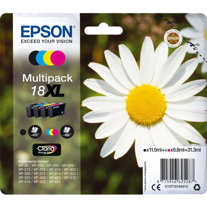 Epson 18XL Multipack Black 3-COLOUR HC RF-AM Blister
