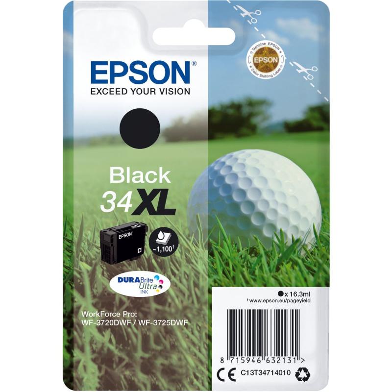 Epson 34XL Black DuraBrite Ink Ultra (XL)