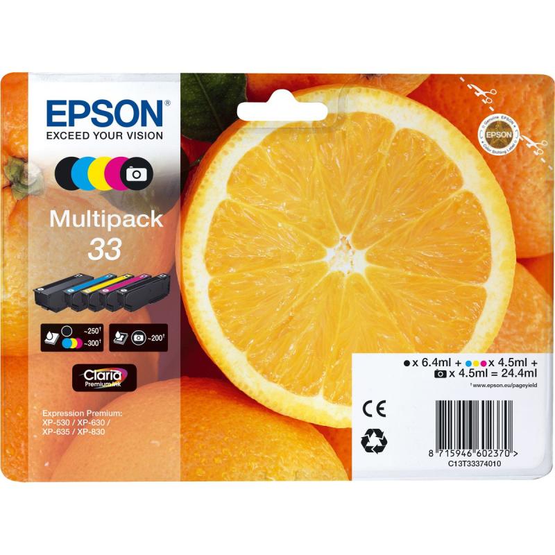 Epson 33 Multipack Oranges Claria Premium T33374021