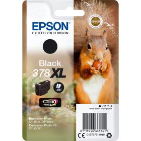 Epson 378XL Black Ink Cartridge (w/ Security)