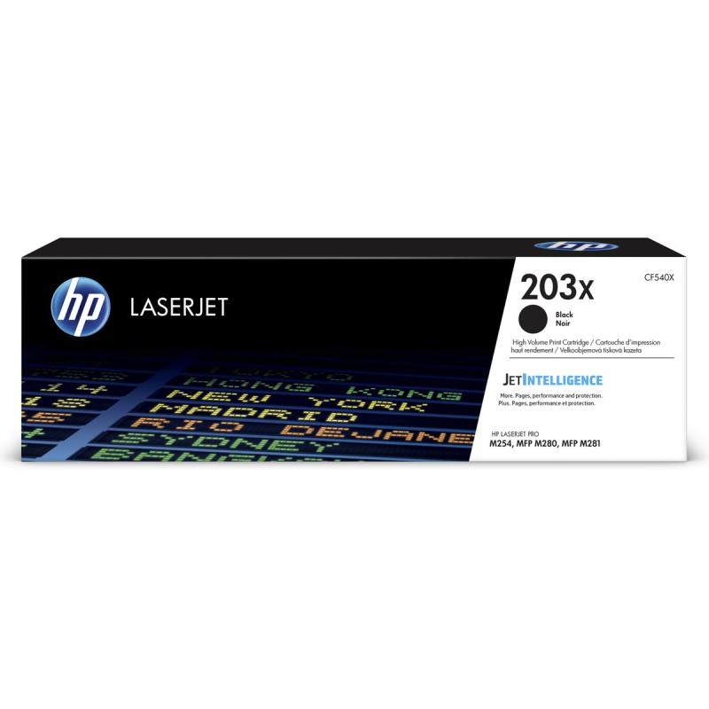 HP 203X Black LaserJet Cartridge CF540X