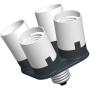 Falcon Eyes Lamp Holder AD-4E27 Van 1 To 4 Lampen