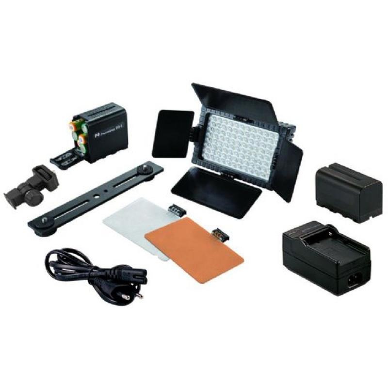 Falcon Eyes LED Lamp Set Dimmable DV-160V-K2 w/ Battery