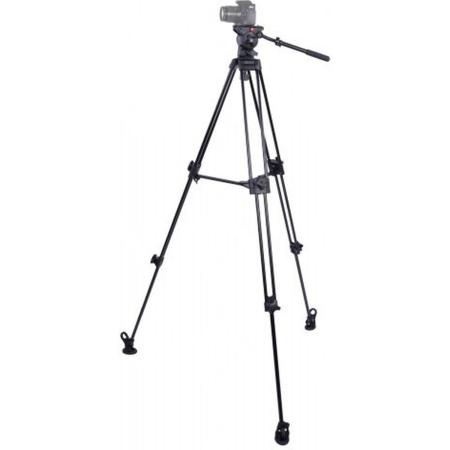 Nest Video Tripod NT-670 + Vloeistofgedempte Head