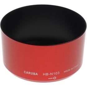 Caruba HB-N103 Lens Hood Red For Nikkor VR 10-30mm