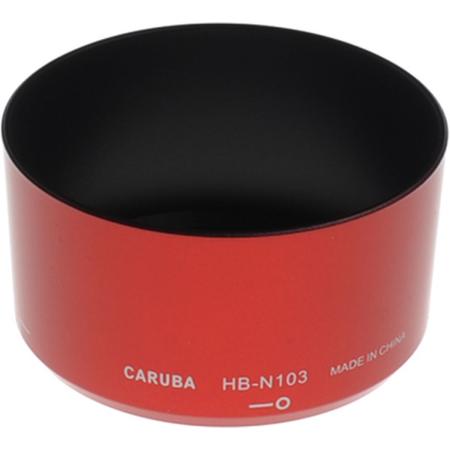 Caruba HB-N103 Lens Hood Red For Nikkor VR 10-30mm