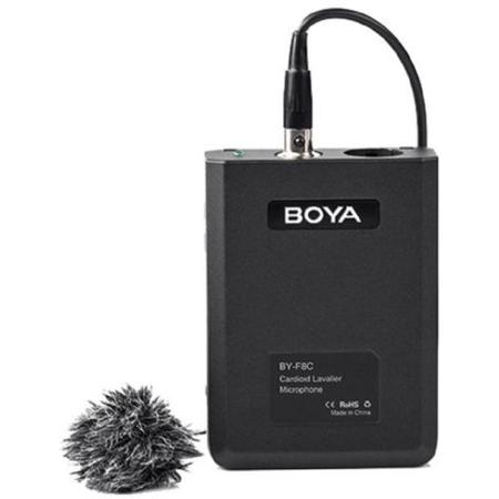 Boya Cardioide Lavalier Microphone BY-F8C For Video Of Inst