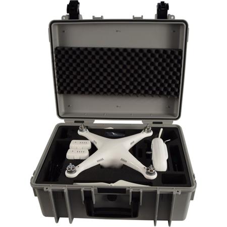 B&amp;W Outdoor.cases Copter.case Grey / Hardfoam DJI Phantom 2