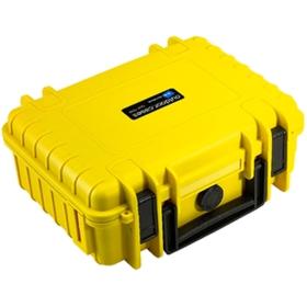 B&amp;W Outdoor.cases Type 1000 Yellow / Plukschuim