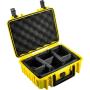 B&amp;W Outdoor.cases Type 1000 Yellow / Divider