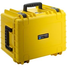 B&amp;W Outdoor.cases Type 5500 Yellow / Plukschuim