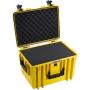 B&amp;W Outdoor.cases Type 5500 Yellow / Plukschuim