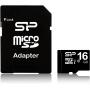 Silicon Power MicroSDHC Card Class 10 16GB w/ Adapter