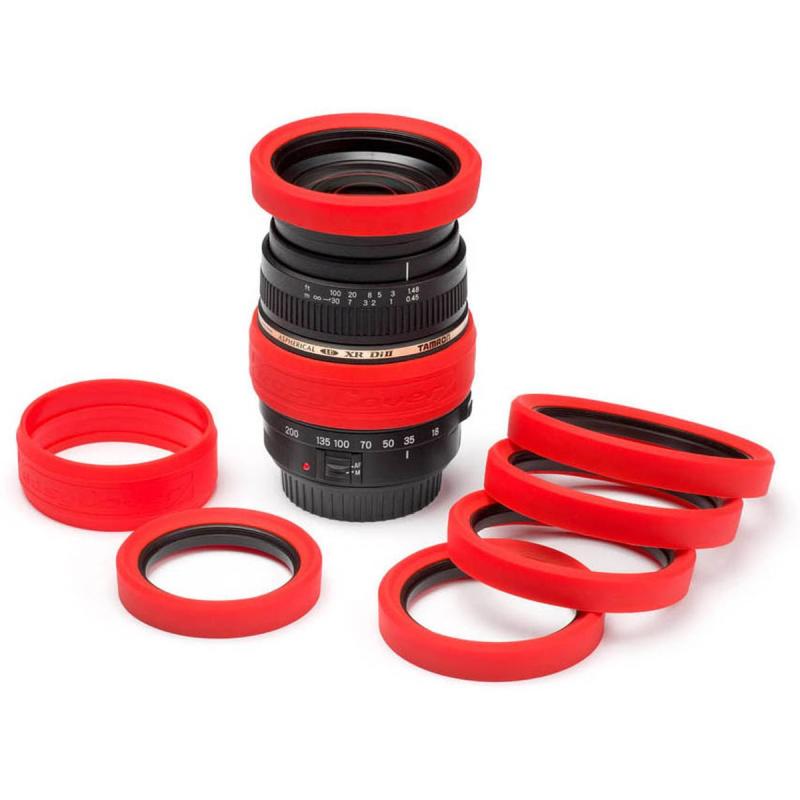 easyCover Lens Rim For 52mm Red