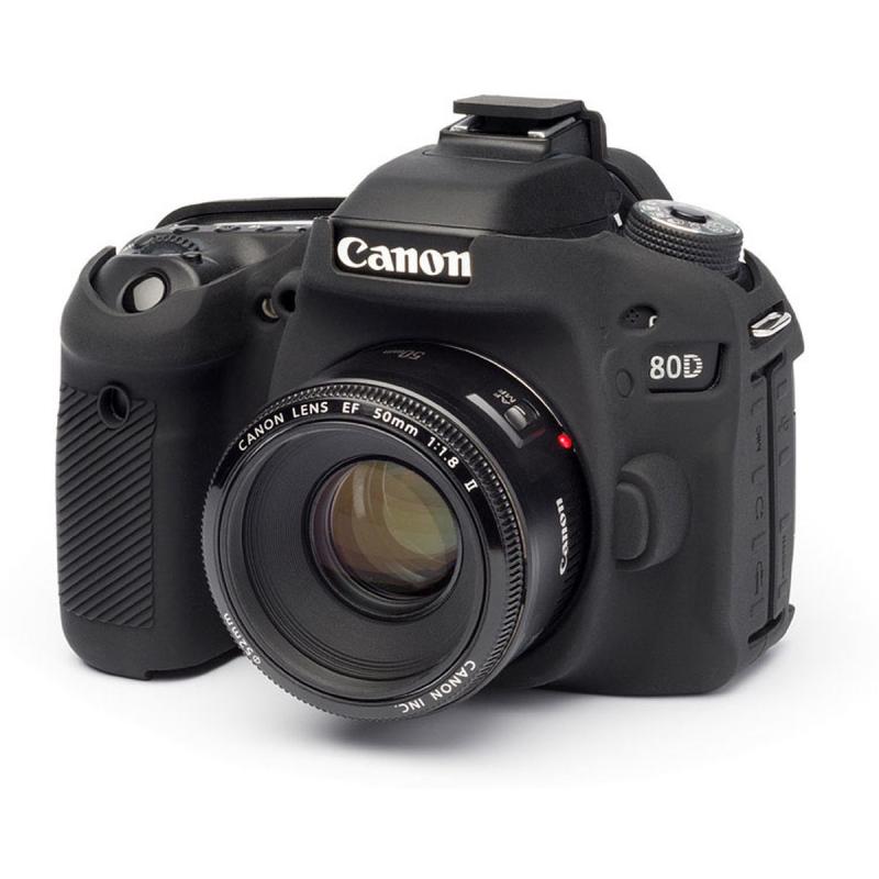 easyCover Body Cover For Canon 80D Black