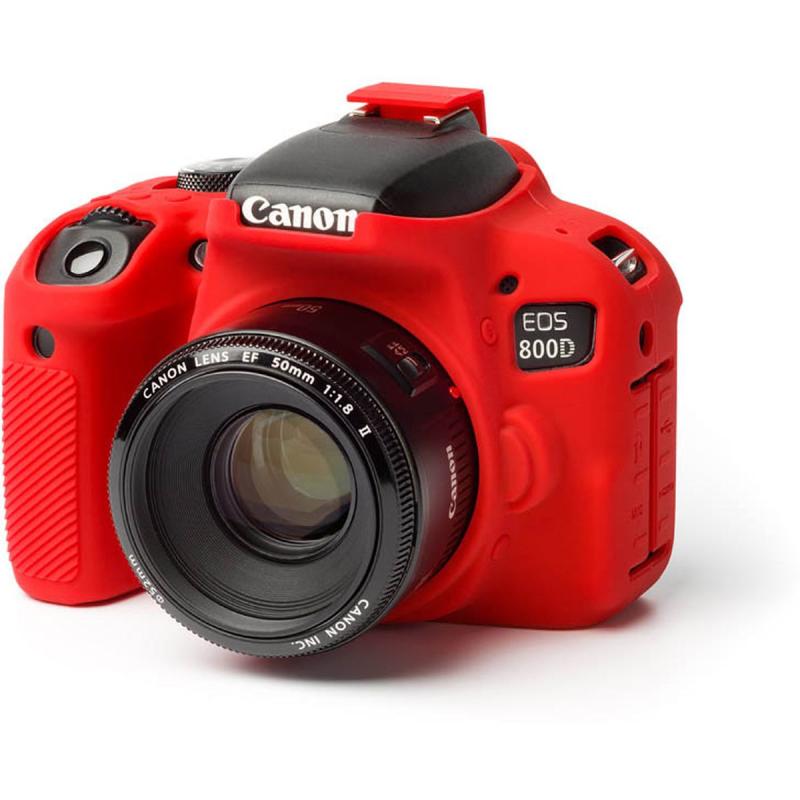 easyCover ECC800DR Body Cover For Canon 800D Red