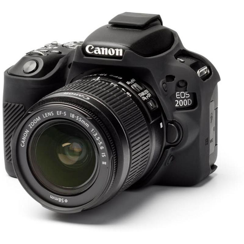 easyCover ECC200DB Body Cover For Canon 200D Black