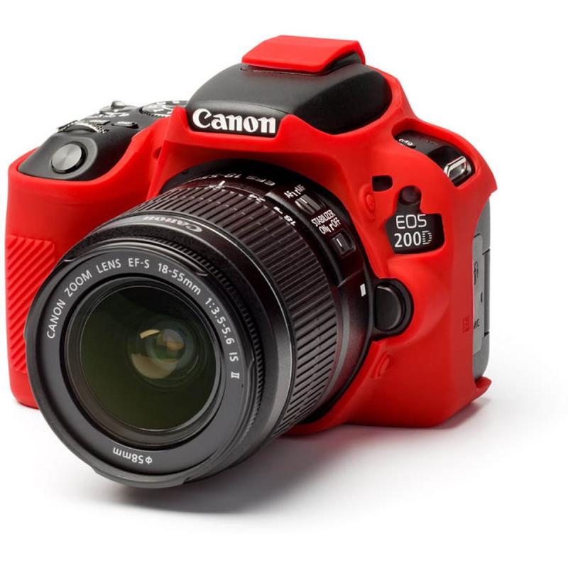 easyCover ECC200DR Body Cover For Canon 200D Red