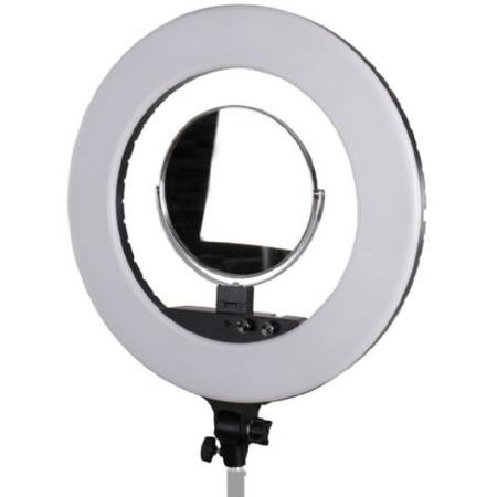 StudioKing LED Ringlamp Set LED-480ASK On 230V Vloglamp