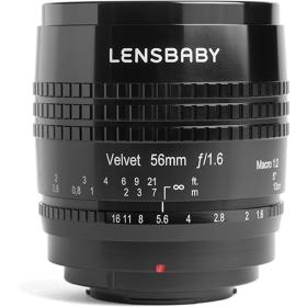 Lensbaby Velvet 56 Black Sony E-Mount