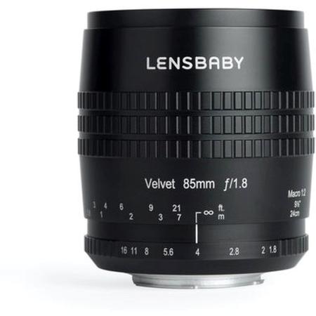 Lensbaby Velvet 85 Black Sony E-Mount