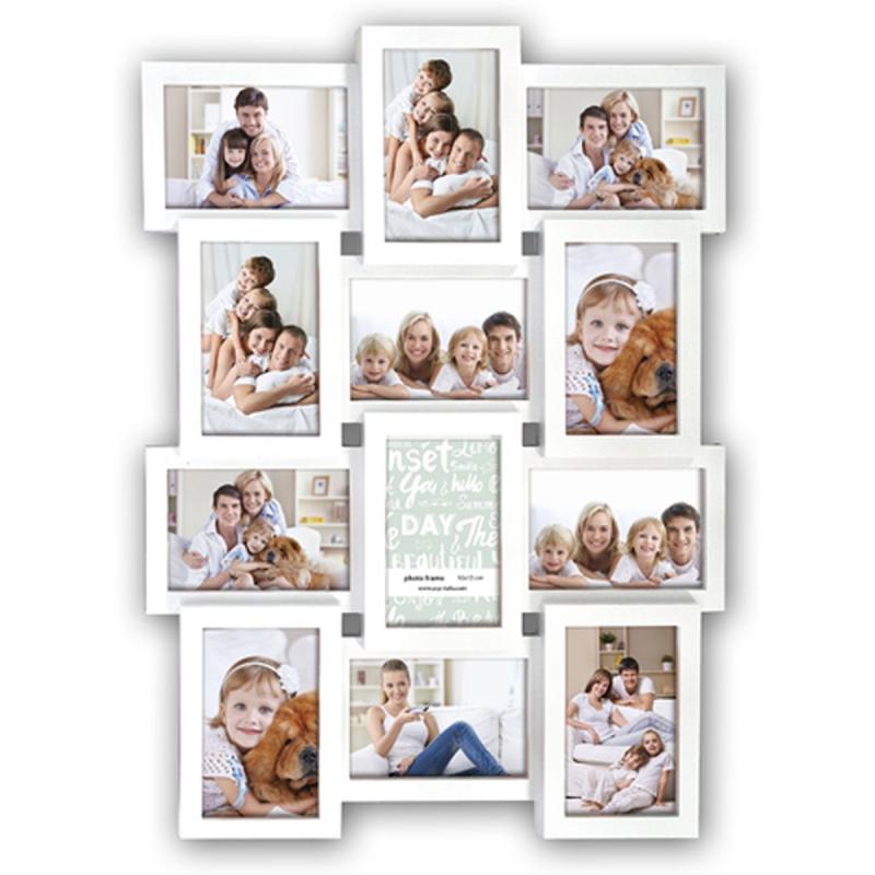 Zep Collage Photo Frame PI01917 White For 12 Photos