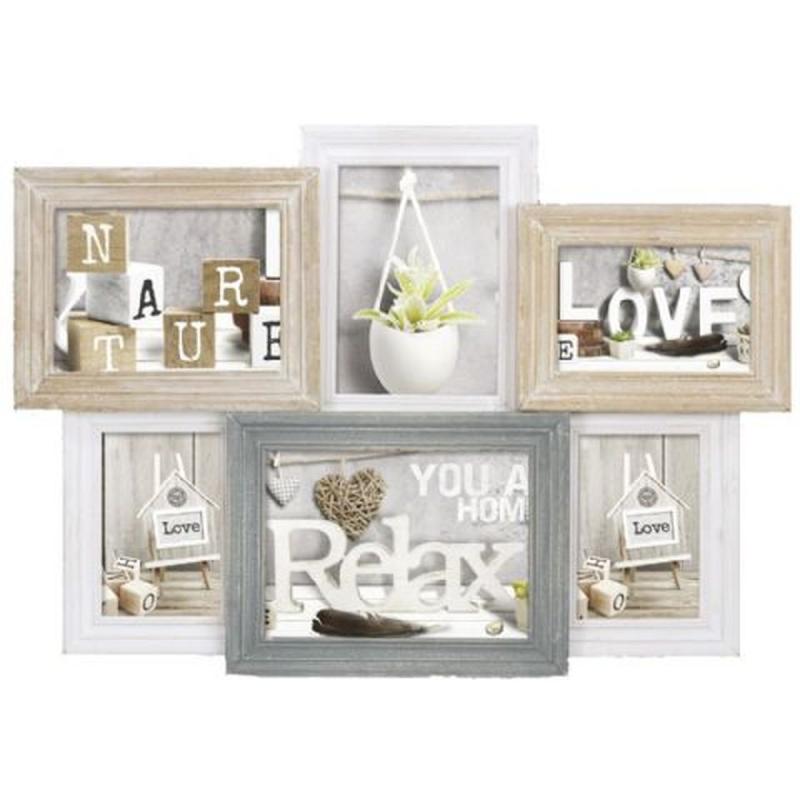 Zep Wooden Collage Photo Frame TY1449 Vincennes For 6 Photos