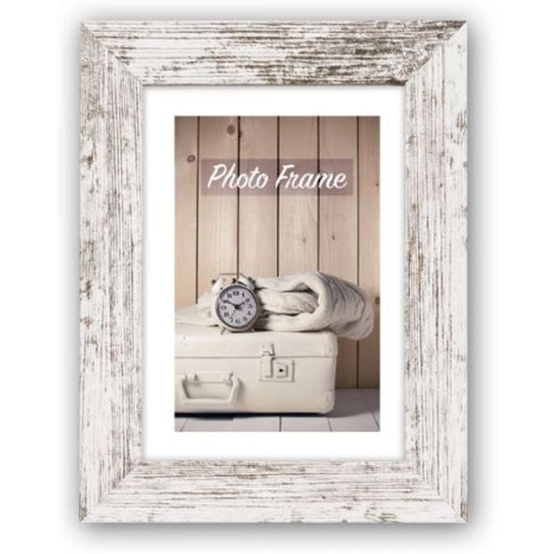 Zep Wooden Photo Frame V21576 Nelson 6 White Wash 13x18cm