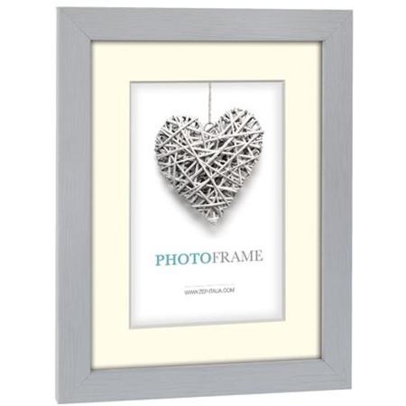 Zep Wooden Photo Frame V32462 Regent 2 Grey 7x10 / 10x15cm