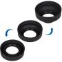 Caruba Rubber Lens Hood 3IN1 37mm