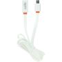 Jupio Flat Cable Micro USB To USB White 1m