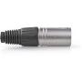 Nedis XLR-Connector XLR 5-PINS M 10 Pieces Metal