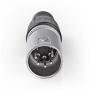 Nedis XLR-Connector XLR 5-PINS M 10 Pieces Metal