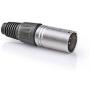 Nedis XLR-Connector XLR 5-PINS M 10 Pieces Metal