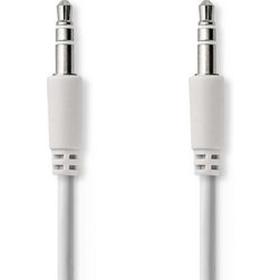 Nedis Stereo-Audio Cable Spiral 3.5mm M-3.5mm M 1.0m WH