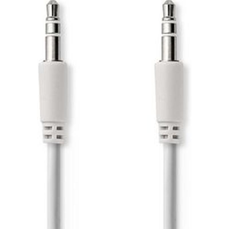 Nedis Stereo-Audio Cable Spiral 3.5mm M-3.5mm M 1.0m WH